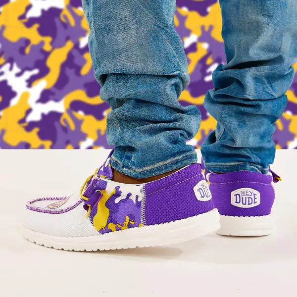 Men's Wally Tri LSU - LSU Purple/Yellow