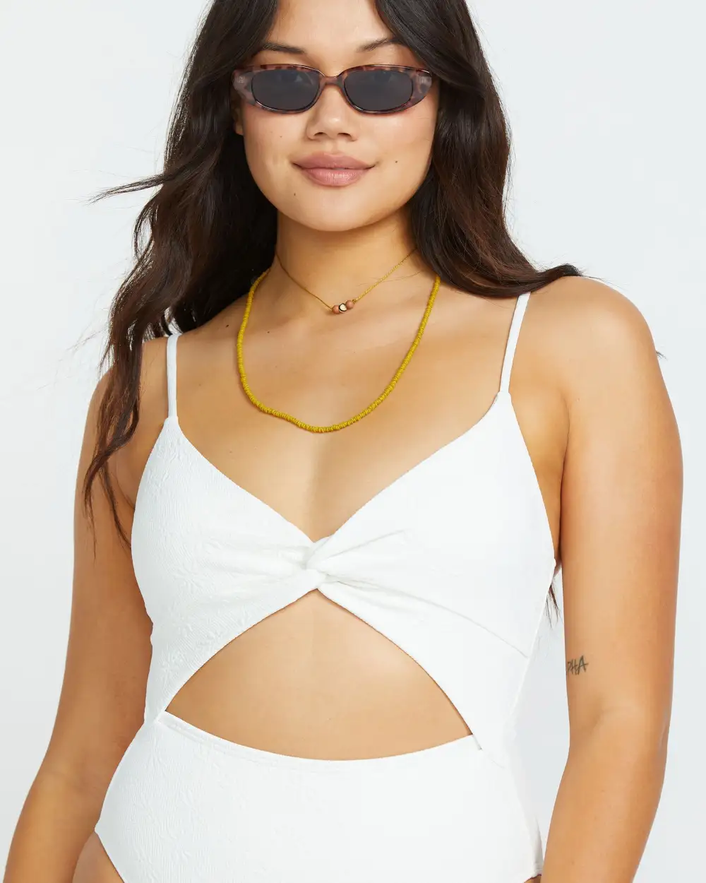 Salt And Sol Mika One-Piece Swimsuit - Salt Crystal