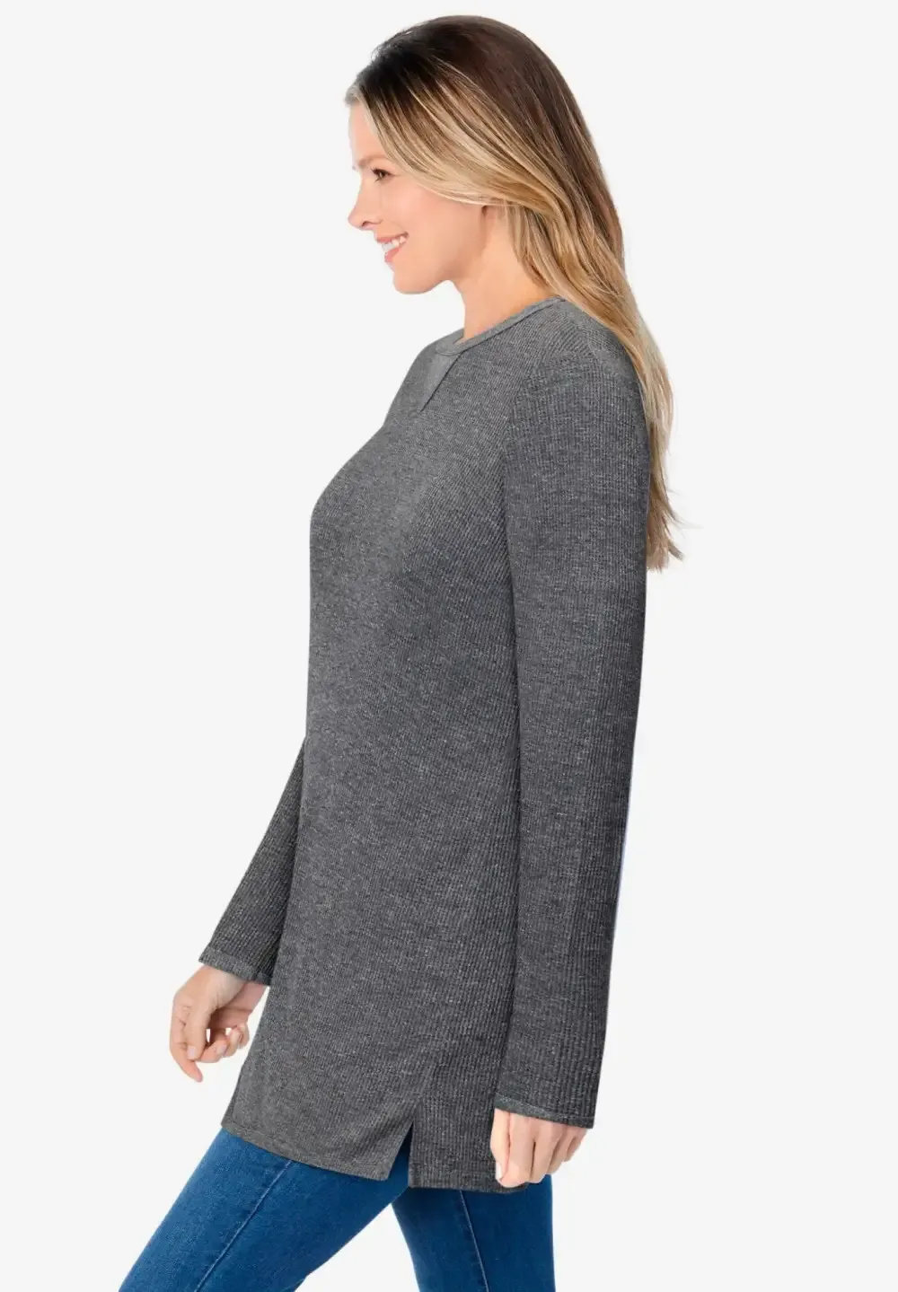 Waffle Thermal Sweatshirt