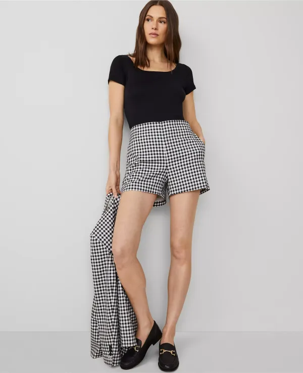 The Side-Zip Short in Gingham