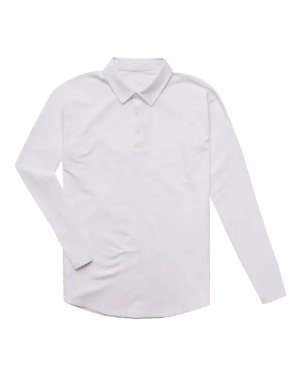 Drop-Cut Long Sleeve: Lux Polo