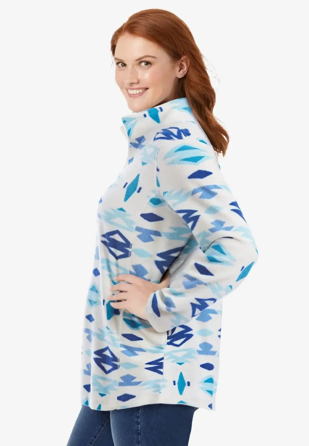 Microfleece Quarter-Zip Pullover