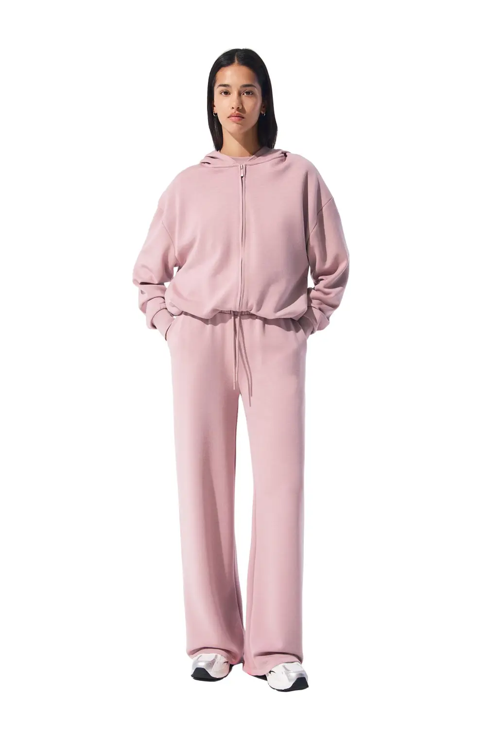 Sudadera capucha cremallera