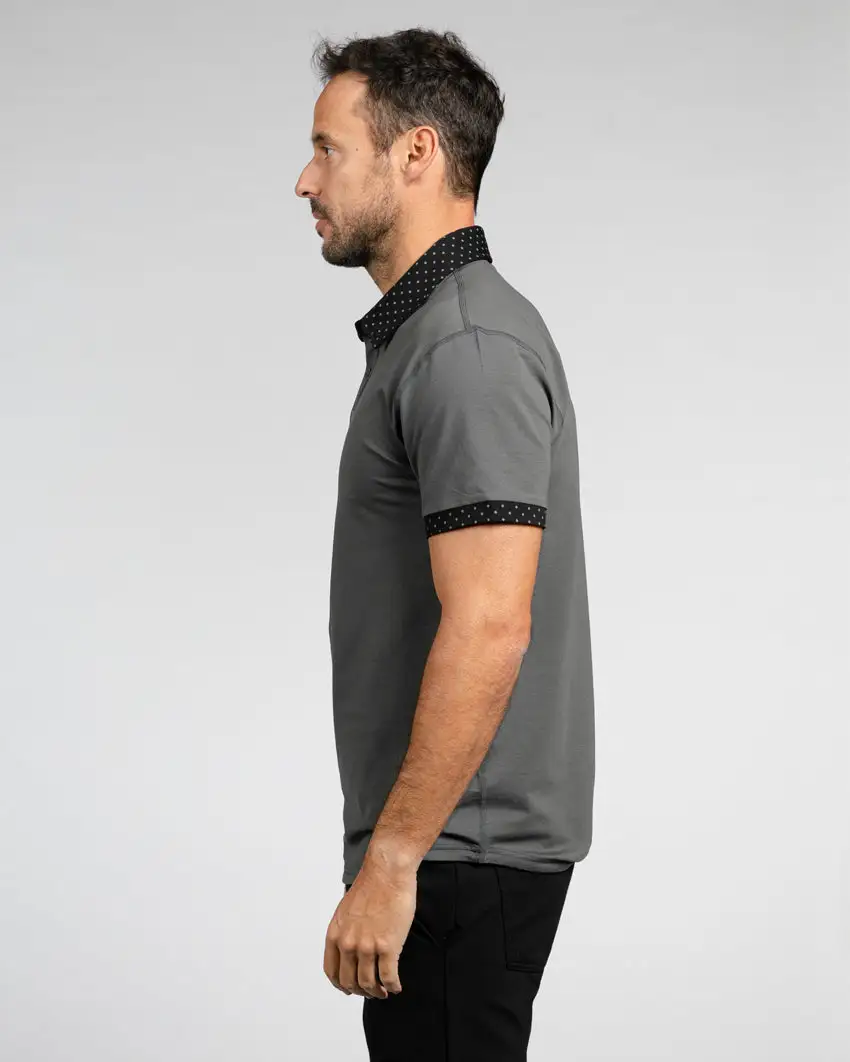 Drop-Cut: Lux Dotted Polo