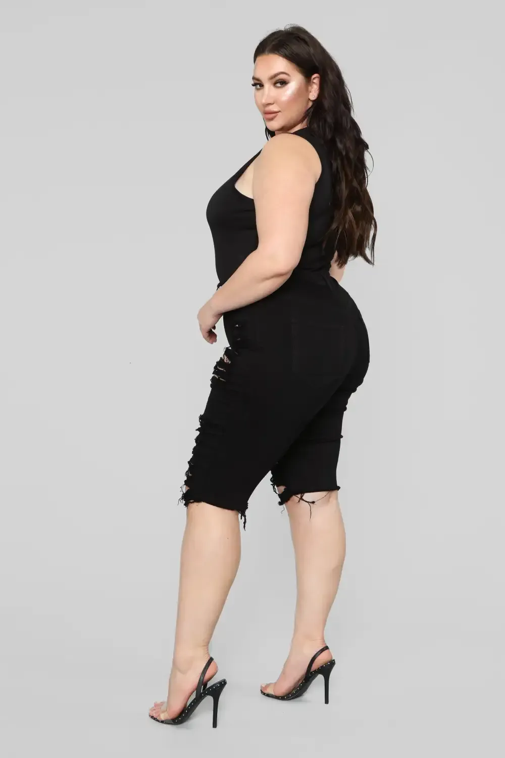Taking The High Road Bermuda Shorts - Black