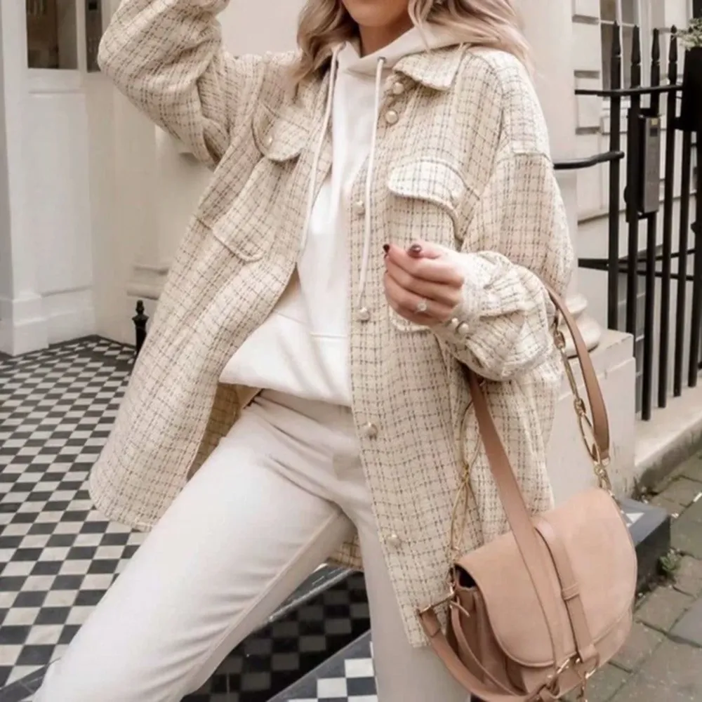 Oversized Vintage Plaid Shirt