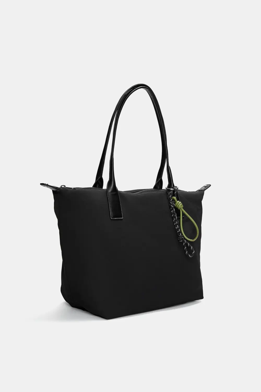 Bolso shopper nylon adorno