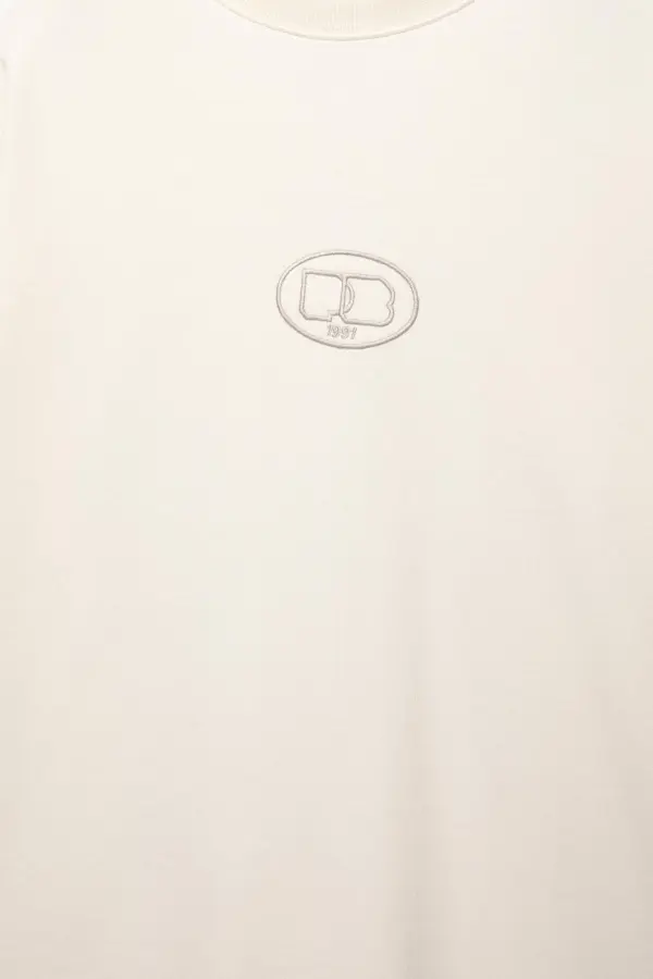 Short sleeve logo sweatshirt