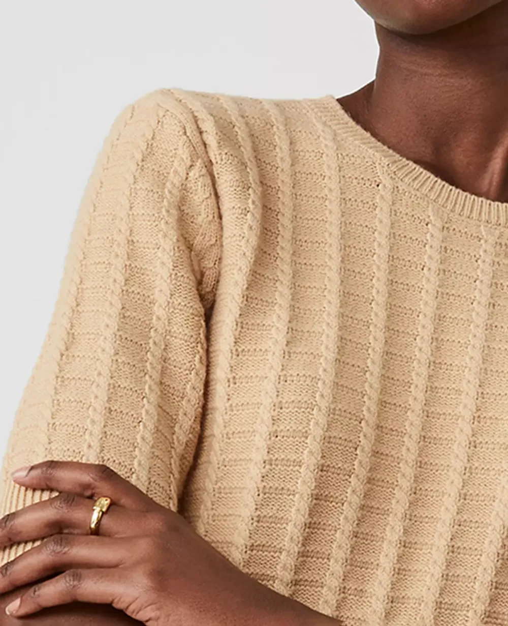Cable Sweater Tee