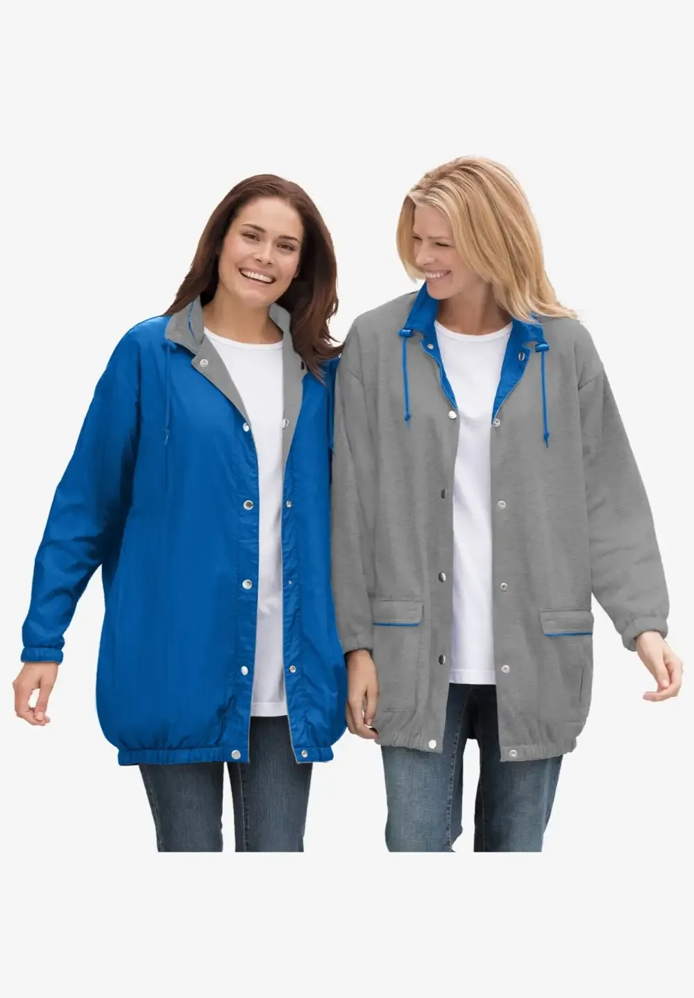 Fleece Nylon Reversible Jacket