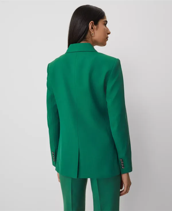The Tailored Blazer in Textured Drape