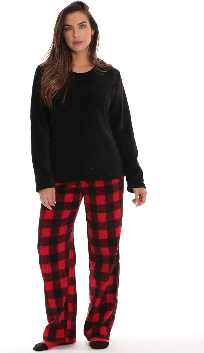 Women’s Pajama Pant Set - Nightgown with Matching Socks