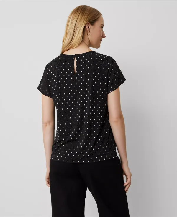 Geo Mixed Media Tee