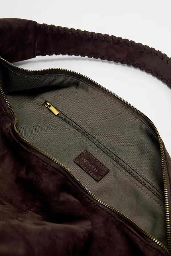 Maxi bolso shopper efecto ante