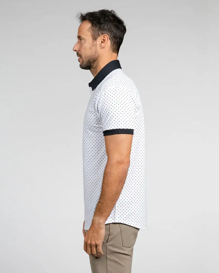 Drop-Cut: Lux Dotted Polo