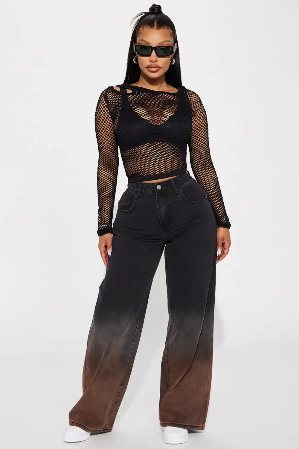 The Wind Down Baggy Jeans - Black