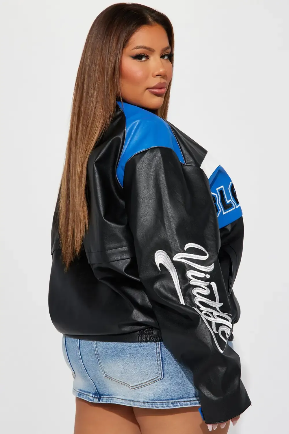 Class Of 87 Varsity Jacket - Blue/combo