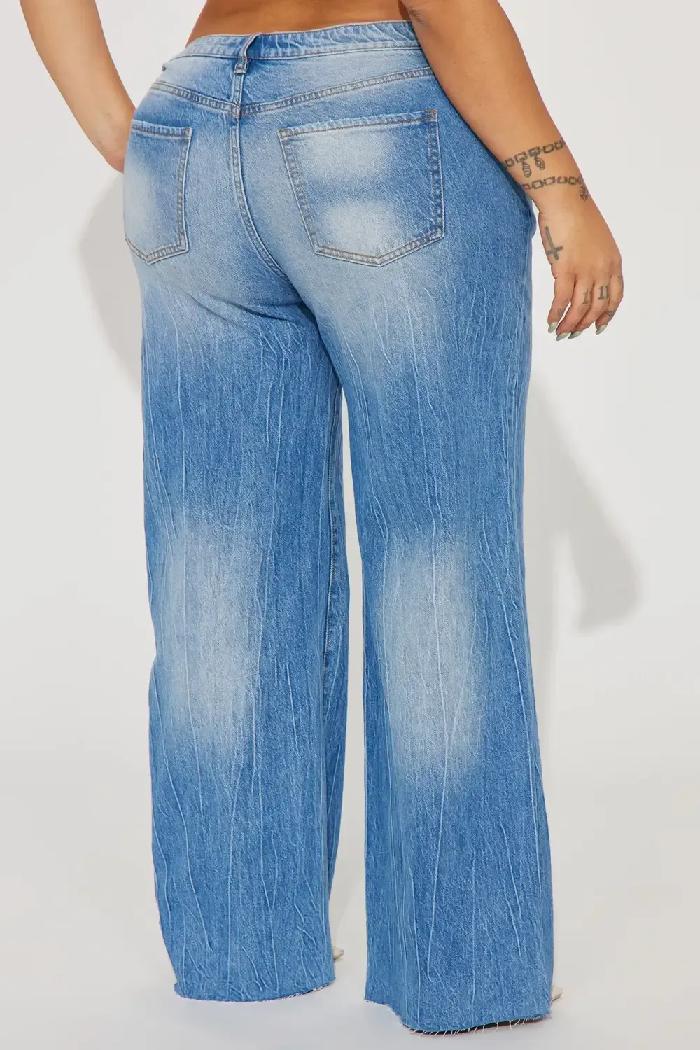 Lafayette Mid Rise Loose Jeans - Medium Wash