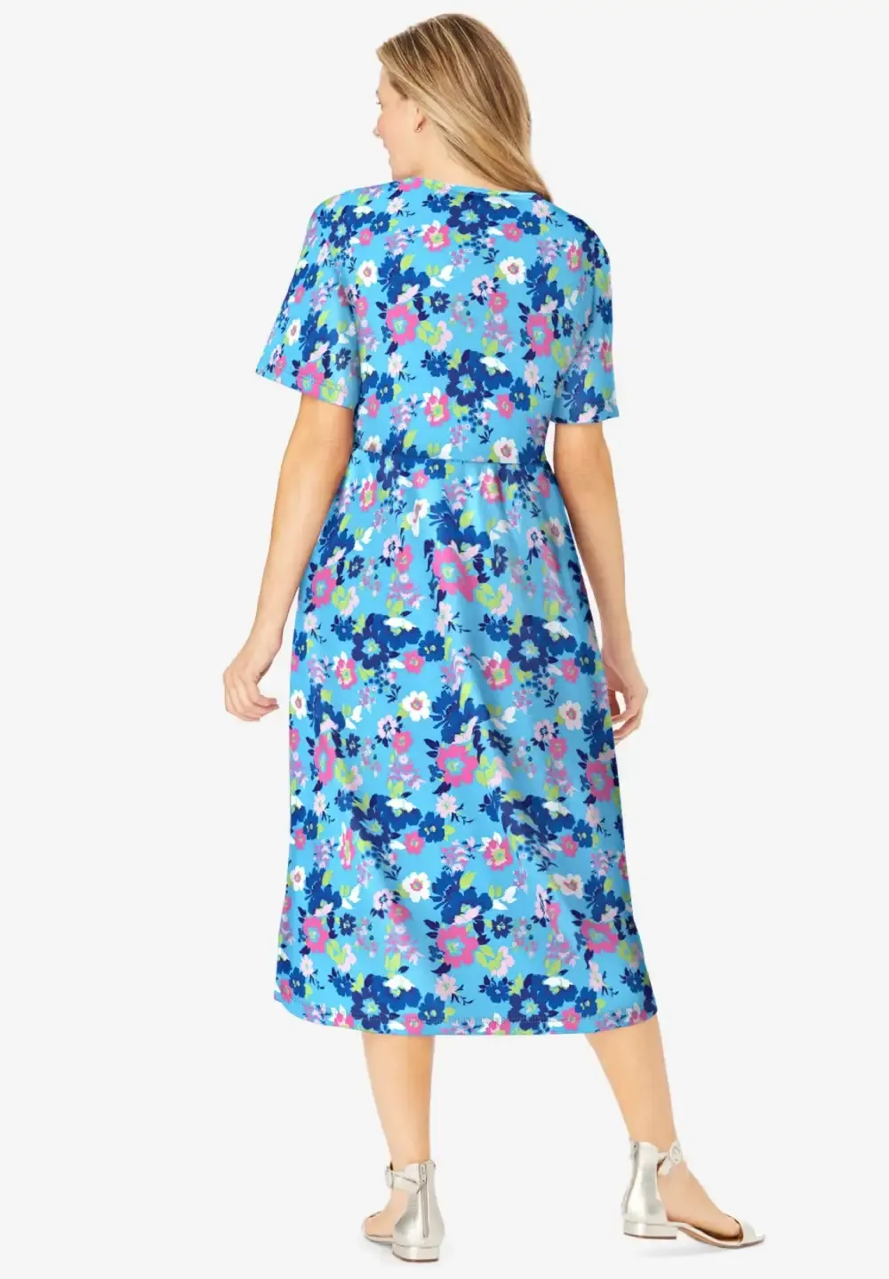 Button-Front Essential Dress