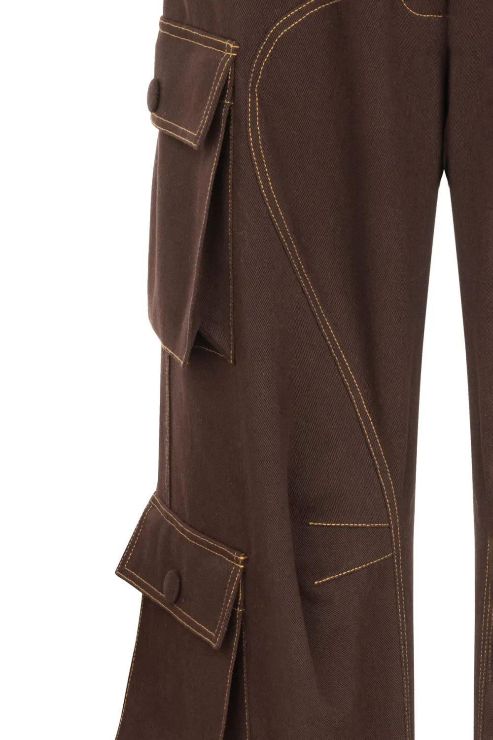 Cargo Pants-Brown