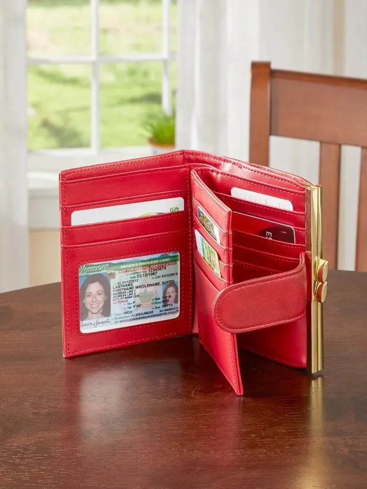 Women's Double-Cardex RFID-Blocking Wallet