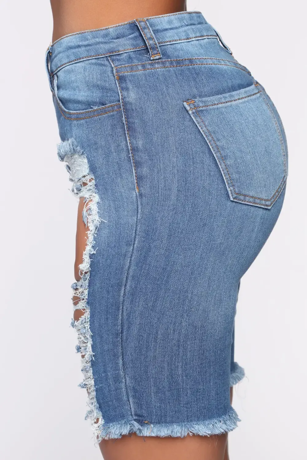 Khloe II Shorts - Medium Wash