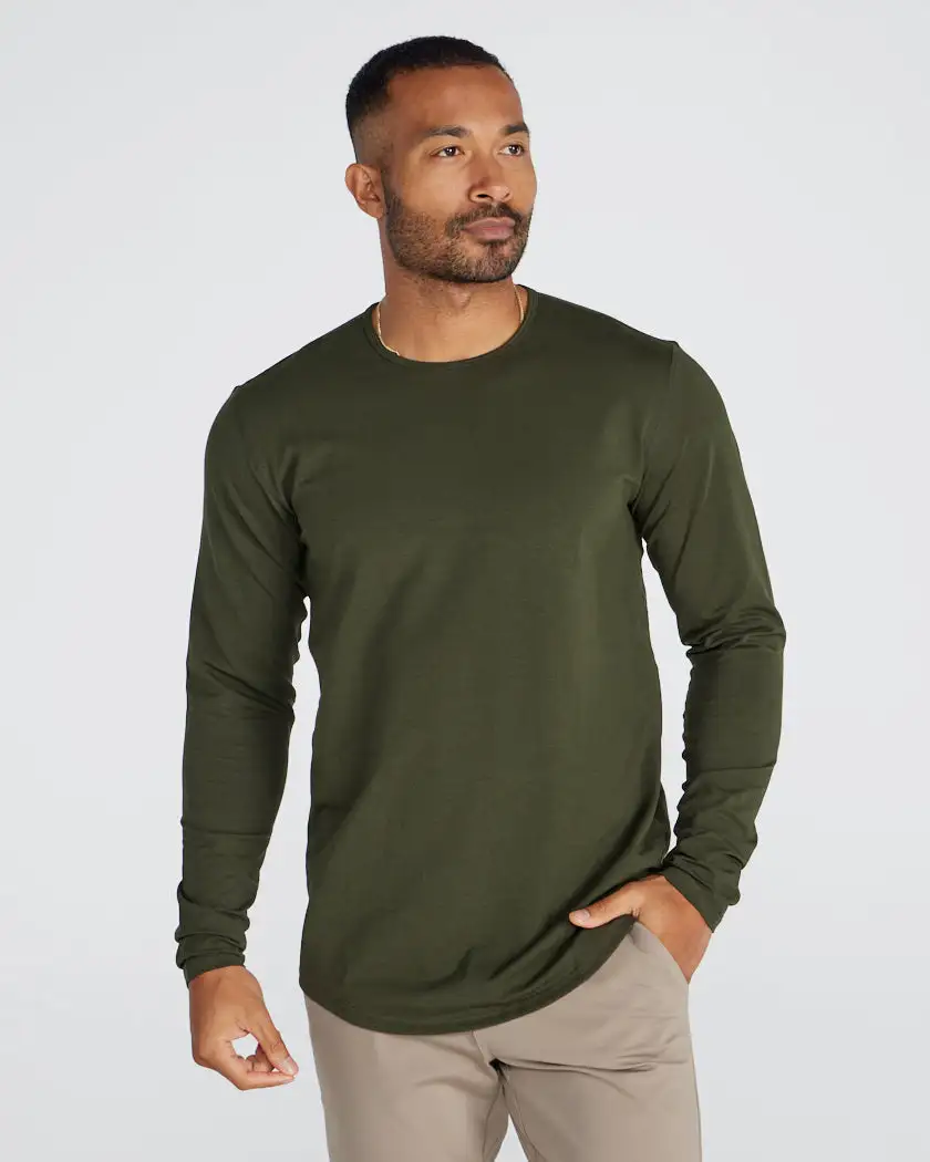 Drop-Cut Long Sleeve: Bylt Signature