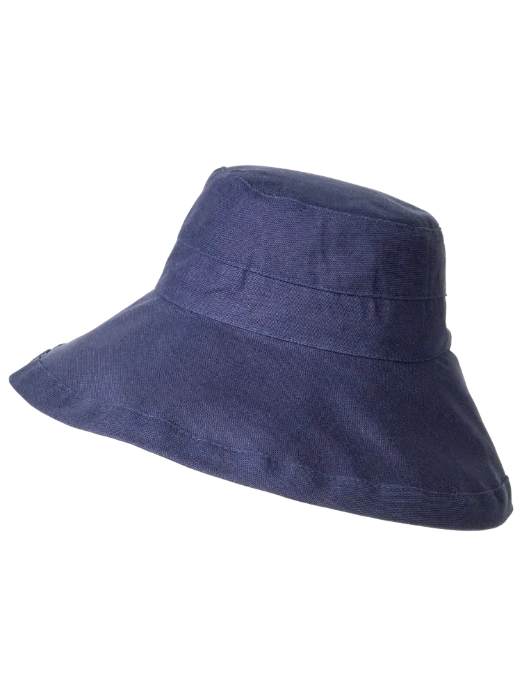 Women's Big-Brim Cotton Canvas Hat