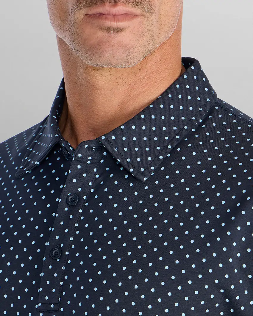 Drop-Cut: Lux Dotted Polo