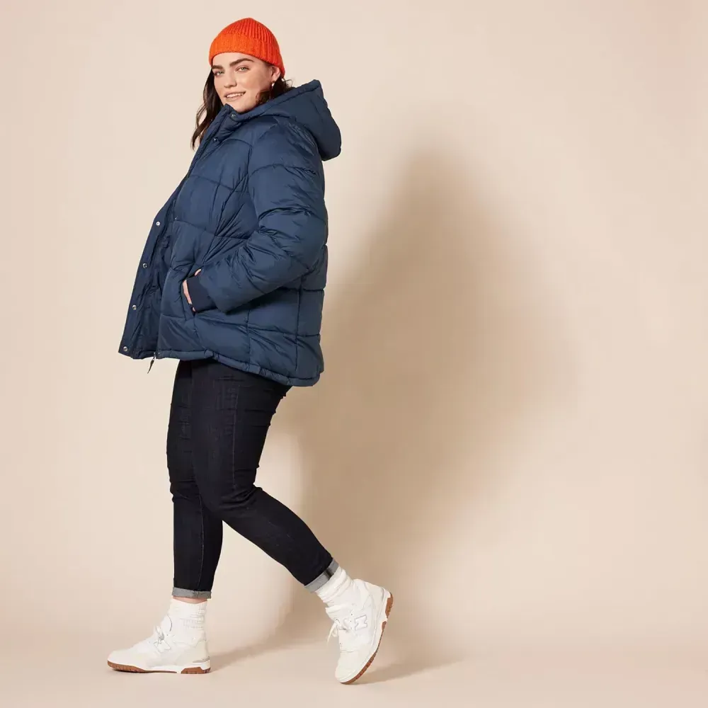 Women's Heavyweight Long-Sleeve Hooded Puffer Coat (Available in Plus Size)
