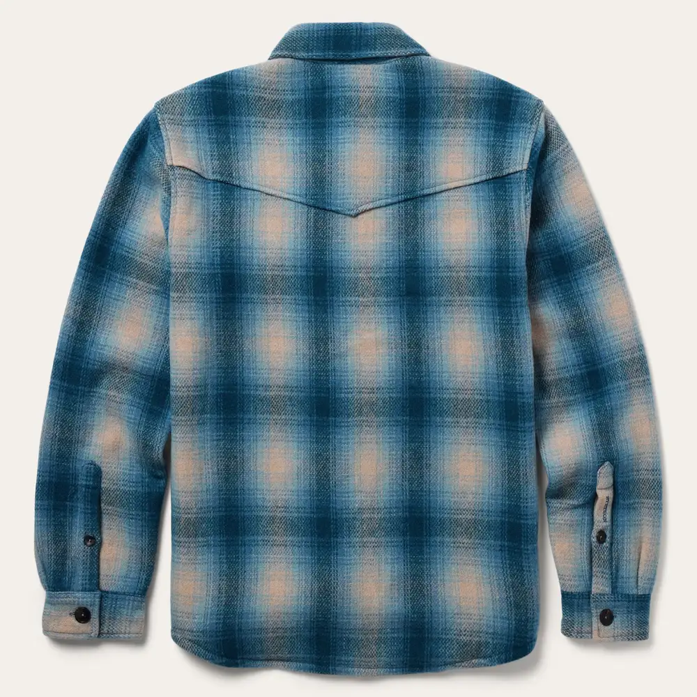 Wool Plaid Shirt Jacket