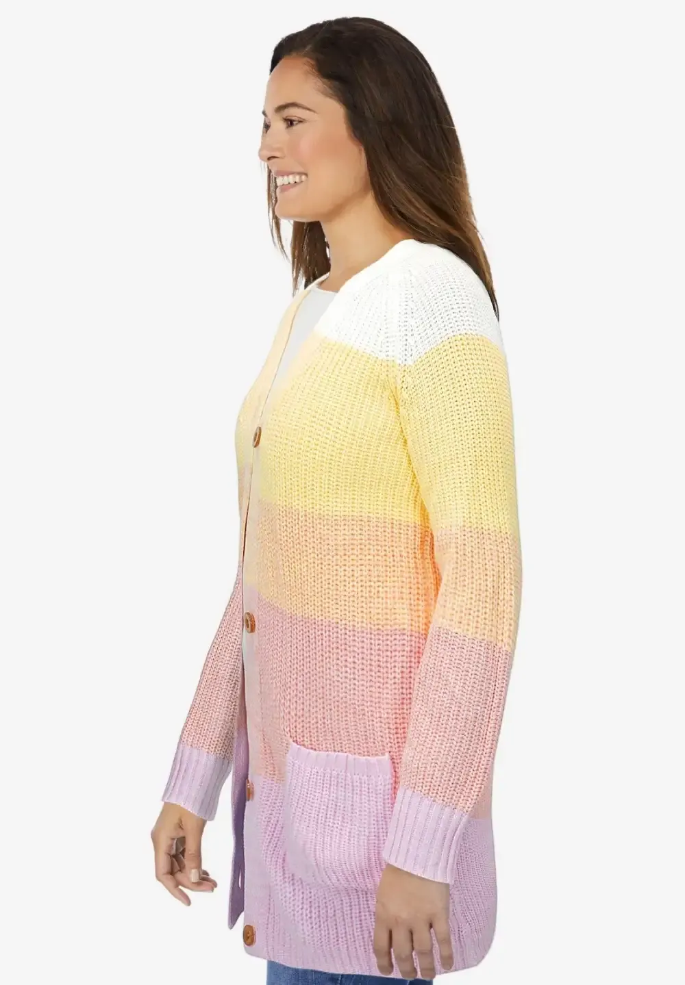 Ombre Shaker Cardigan