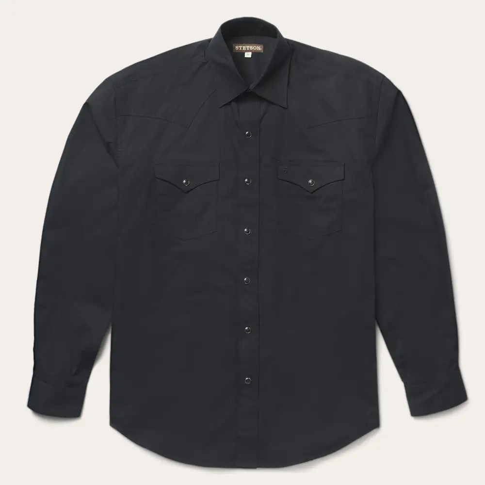 Classic Western Shirt in Black