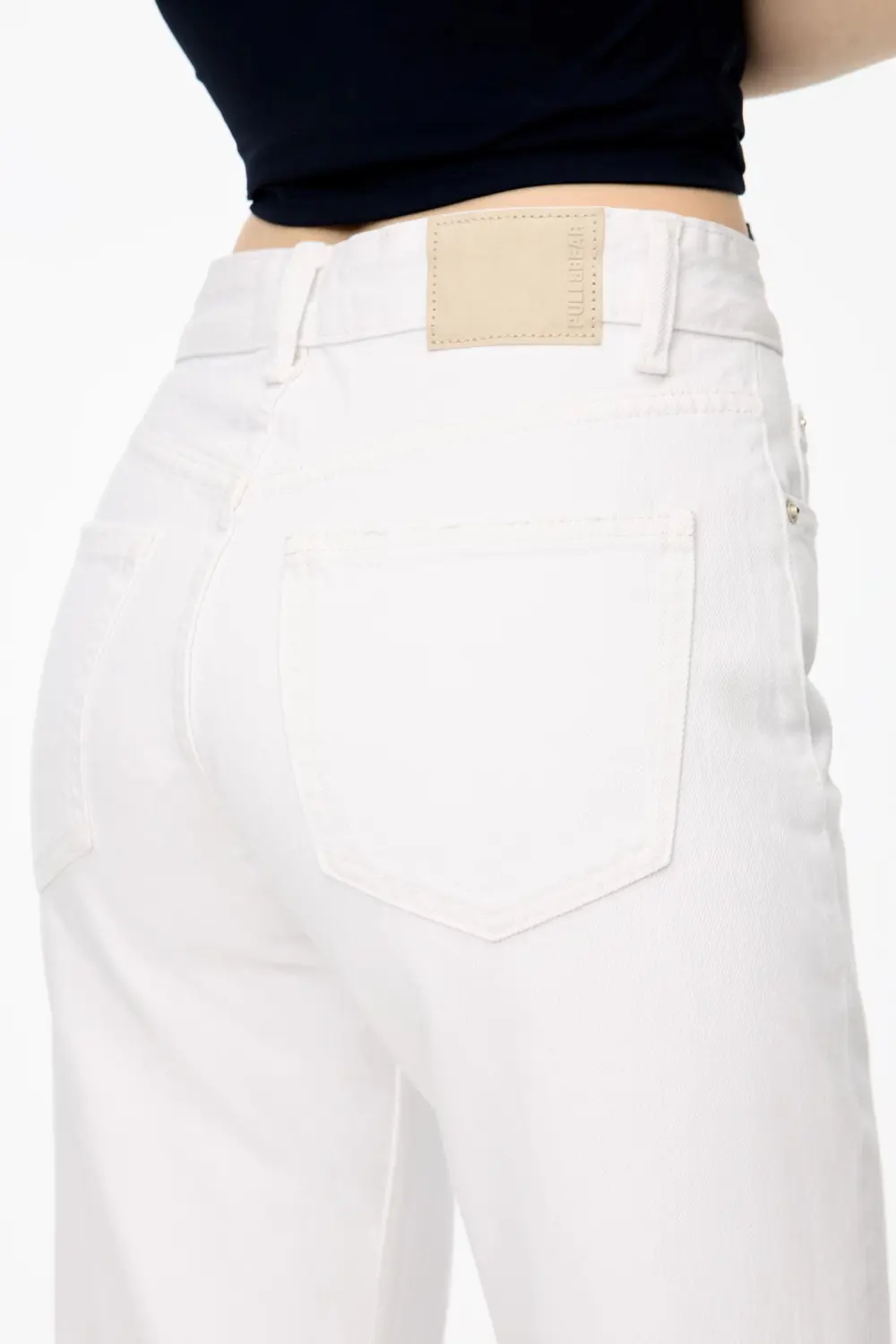 Jeans rectos tiro medio