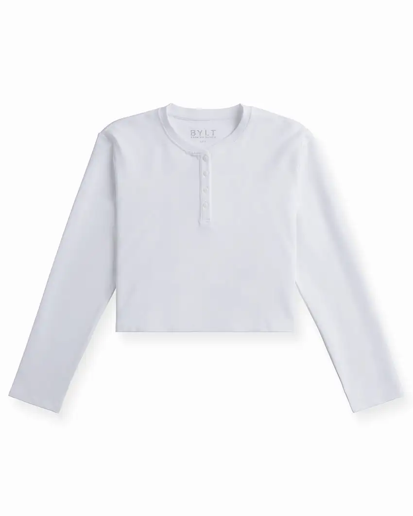 Lux Relaxed Henley Long Sleeve