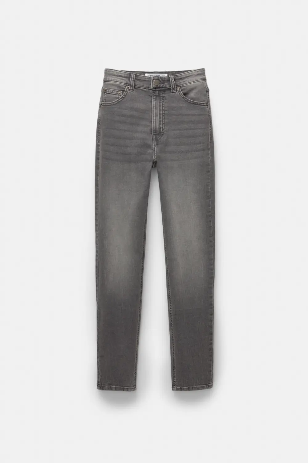 Jeans skinny tiro alto