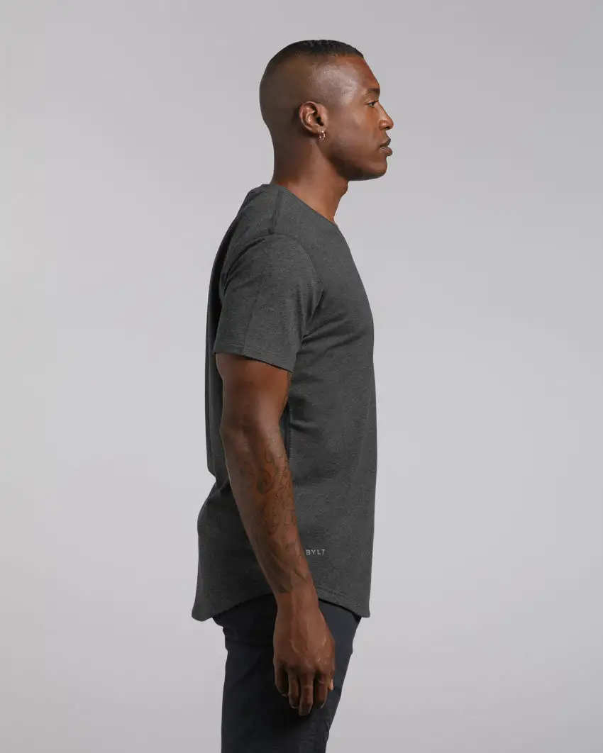 Drop-Cut V-Neck: Lux