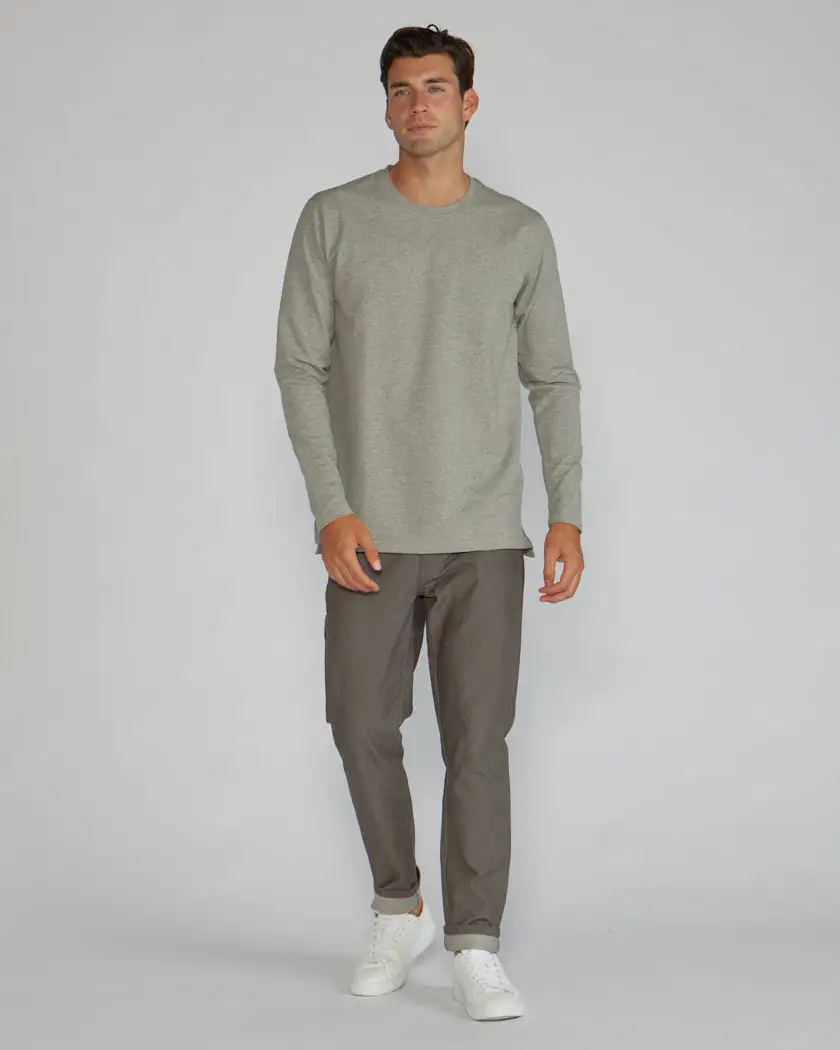 Long Sleeve: Lux Split Hem