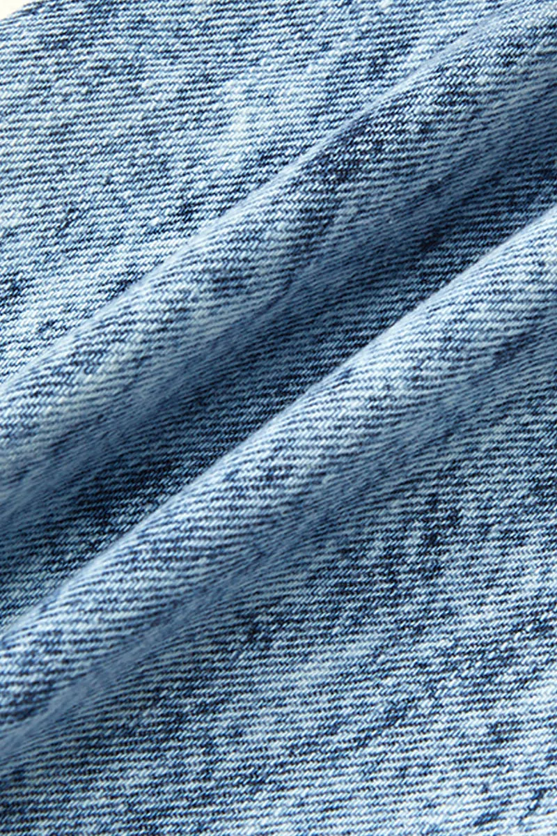 90s Vintage Cut Out High Waist Straight Leg Baggy Jeans