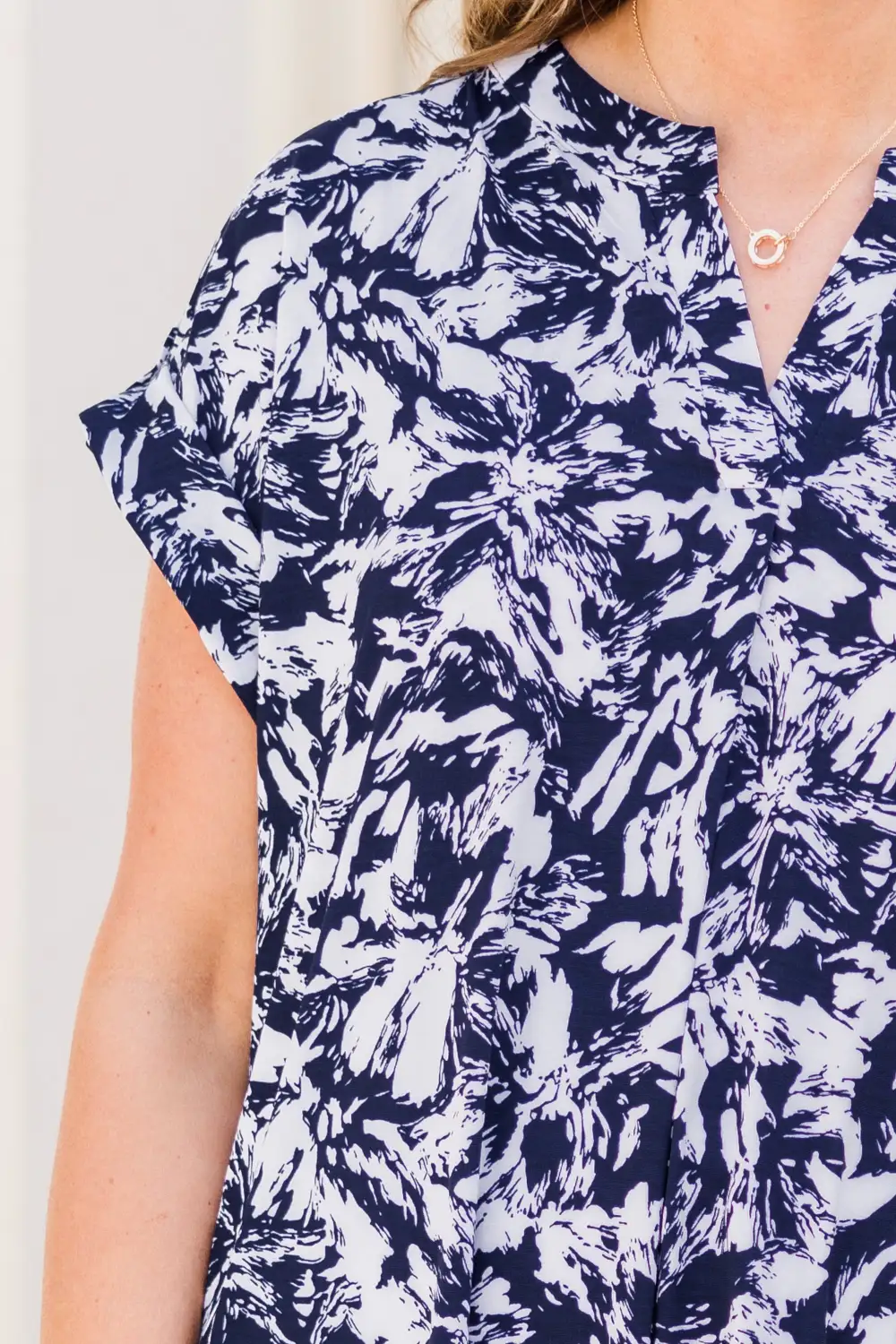 Tulum Talking Top, Navy