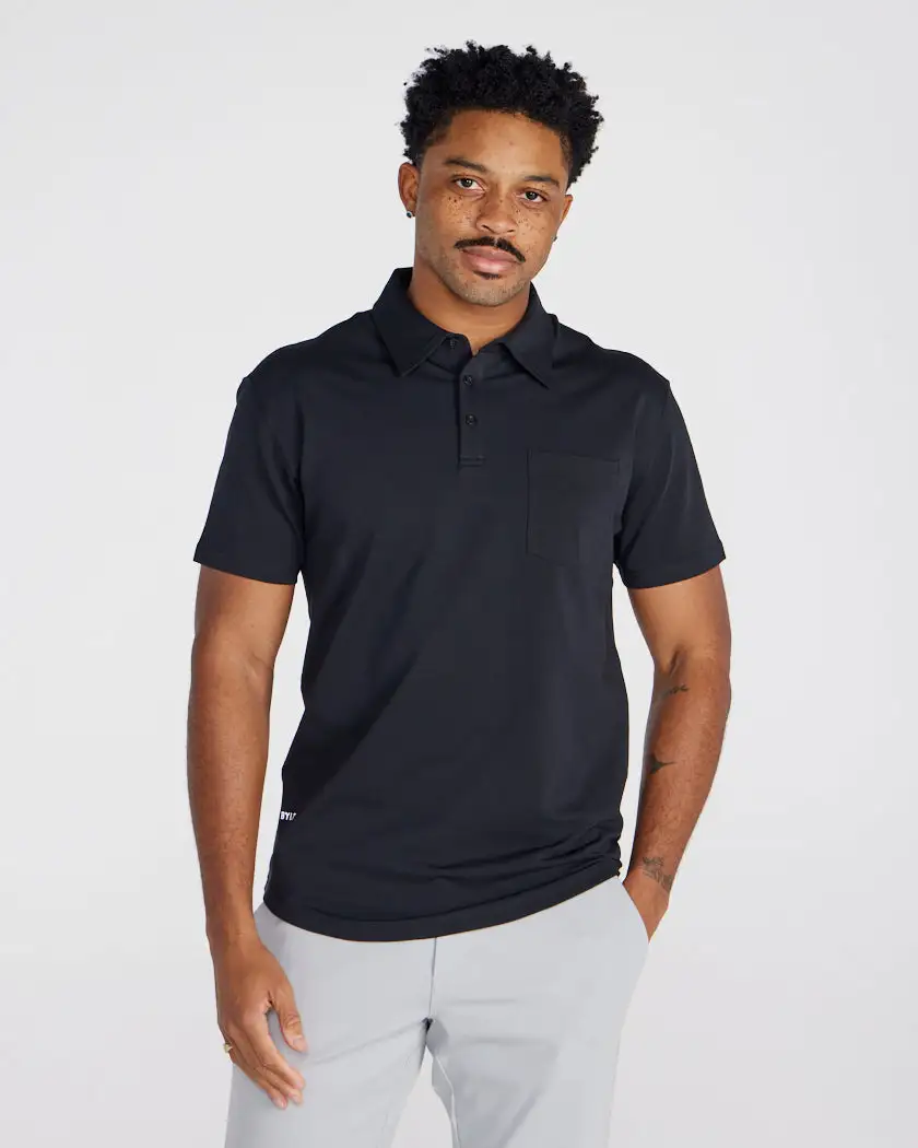 Lux Short Sleeve Pocket Polo