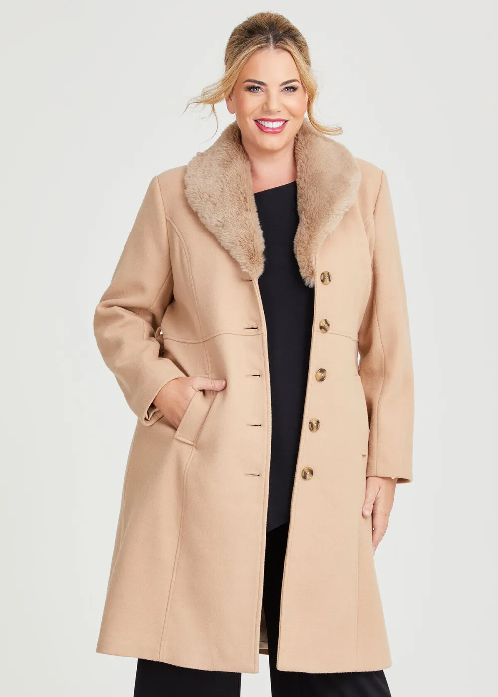 Lara Wool Blend Coat
