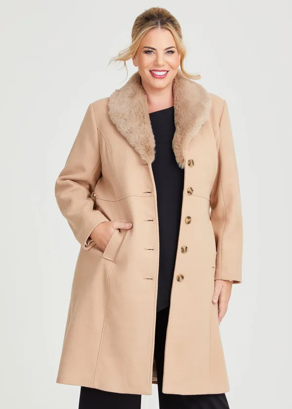 Lara Wool Blend Coat