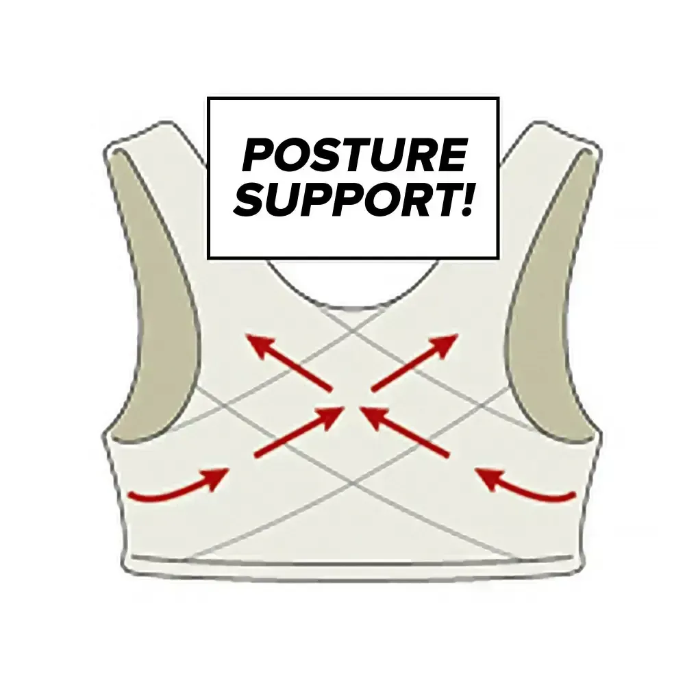 Front hooks, stretch-lace, super-lift, and posture correction �C ALL IN ONE BRA!