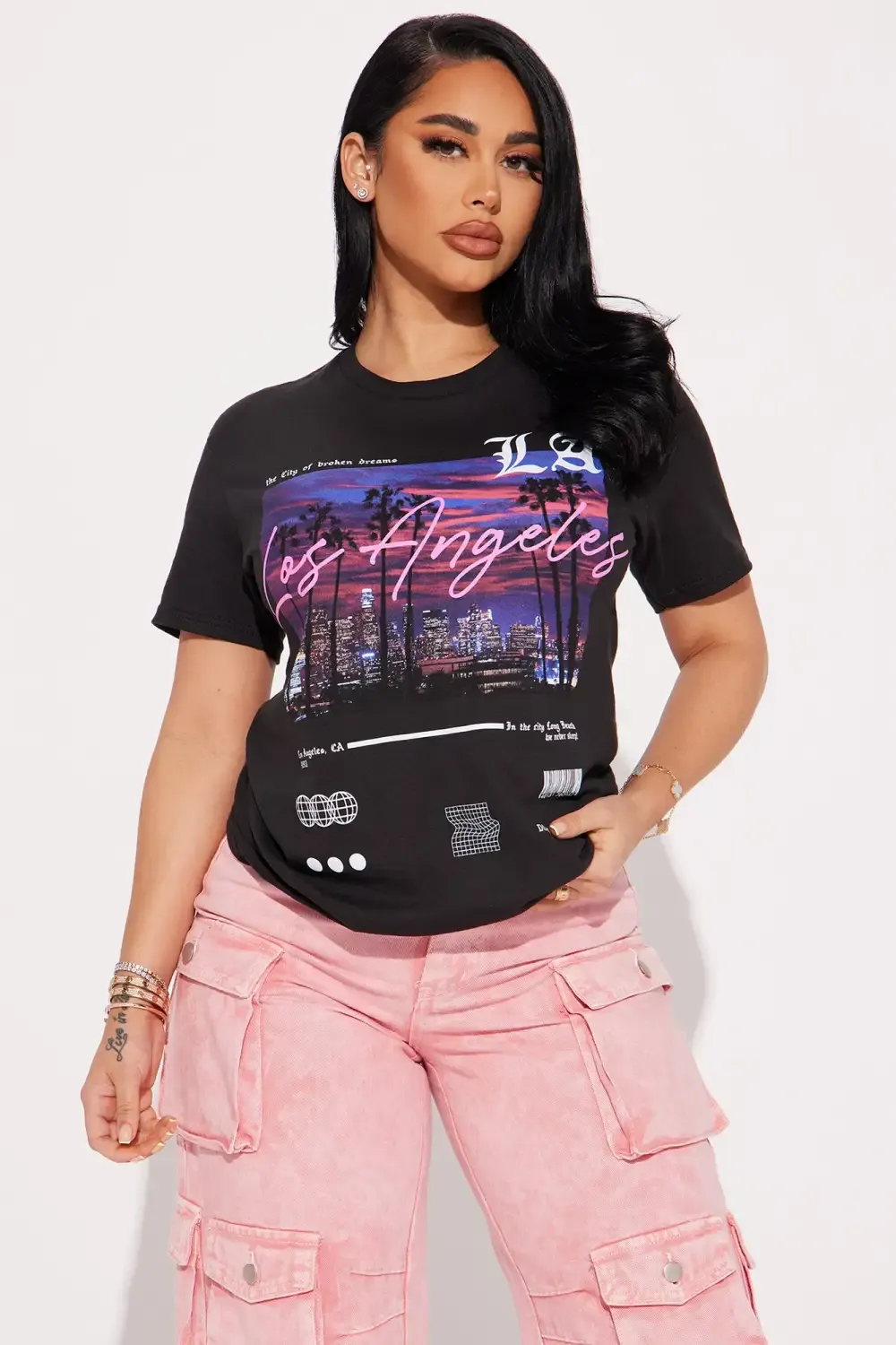 West Side Views Short Sleeve Tee - Black
