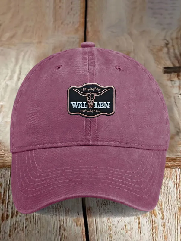 Wallen Patterned Printed Baseball Caps