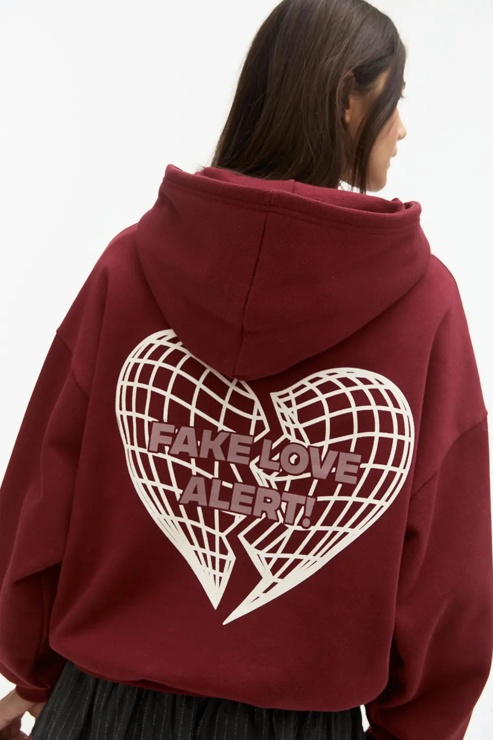 Sudadera capucha Love