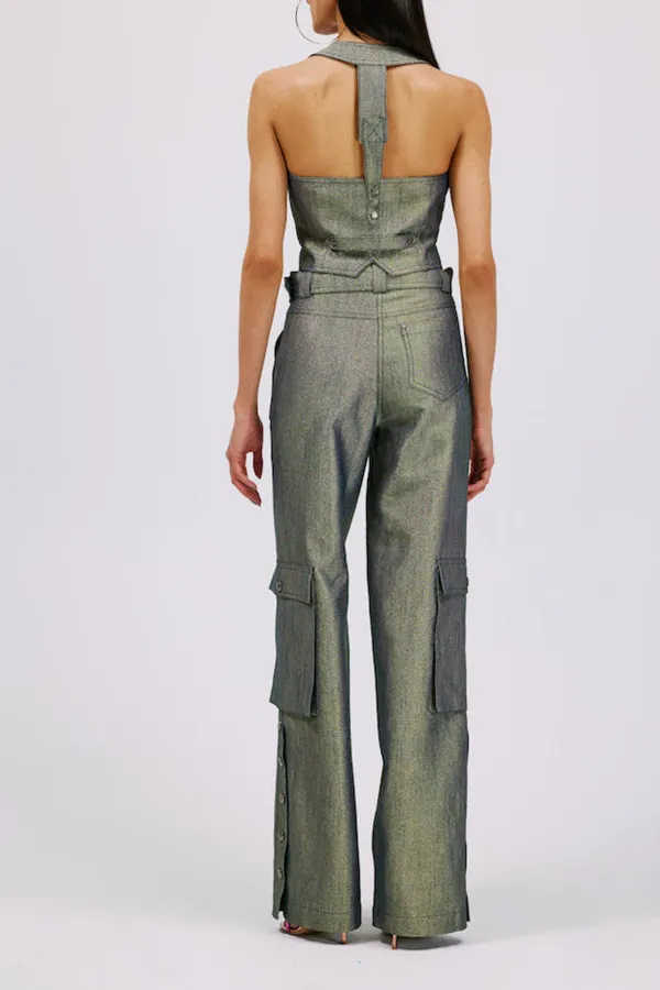 Full-Length Pants-Gold