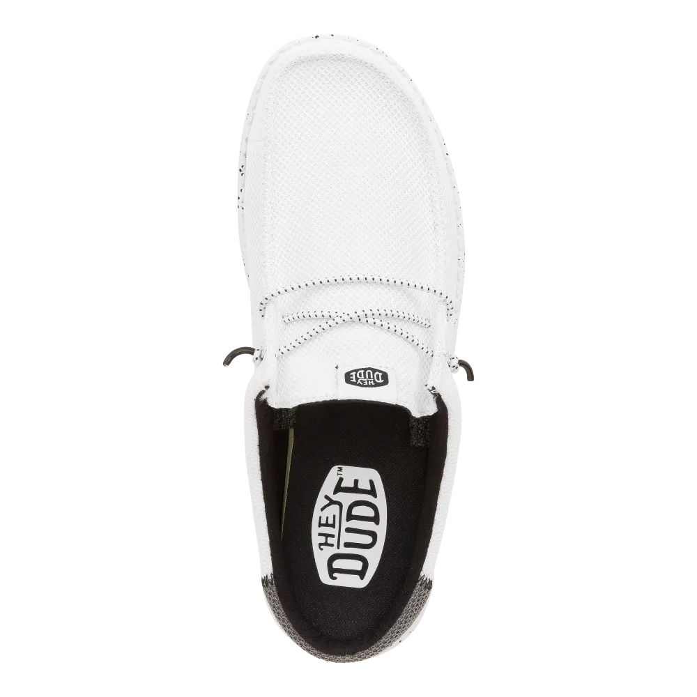 Wally Slip Varsity - White/Black