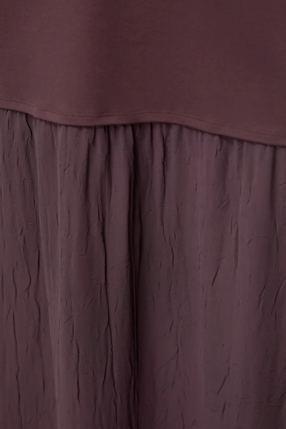Vestido midi doble tejido